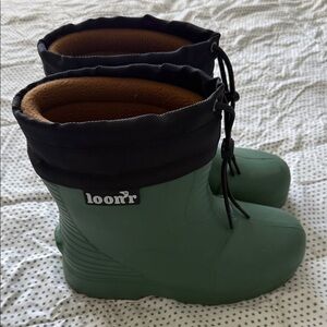 Loonr Green Waterproof Winter Boots